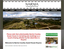 Tablet Screenshot of narnia.co.za